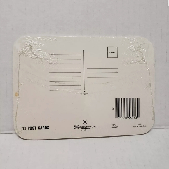 Lot 12 Vintage Sangamon Postcards Teddy Bear Floral Tulips Post Cards New USA - Picture 2 of 5